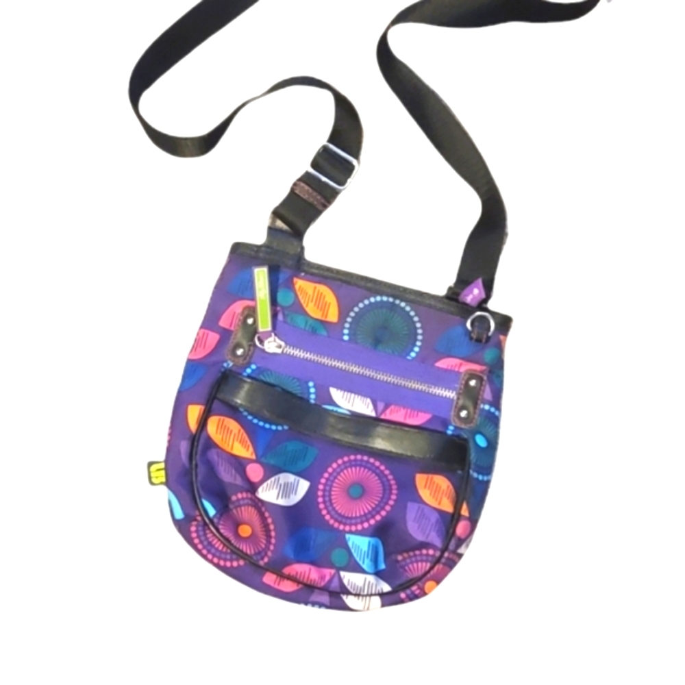 Lillybloom Purple colorful cute crossbody bag.